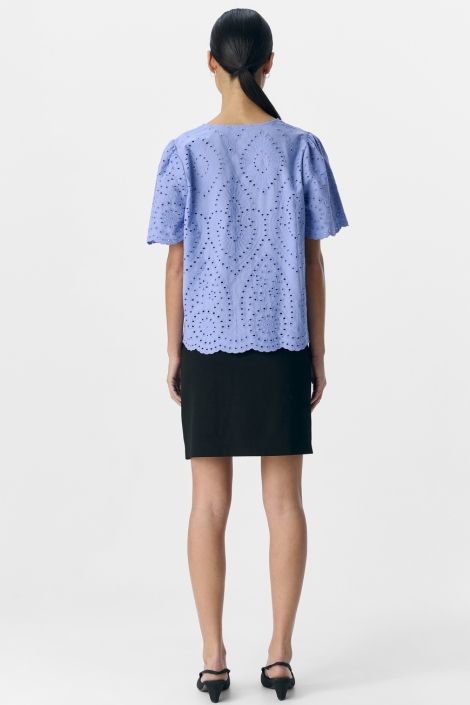Object objbitten s/s re v-neck top div